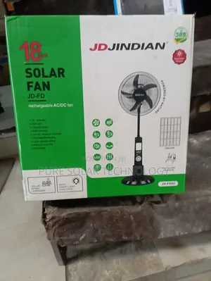 Solar Rechargeable Fan