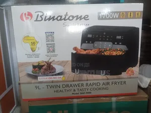 Binatone Air Fryer 9l Double Door