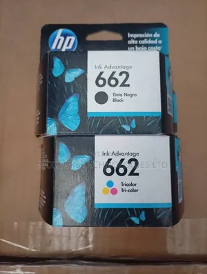 Hp 662 Black and Tri-Color Ink Cartridges Set