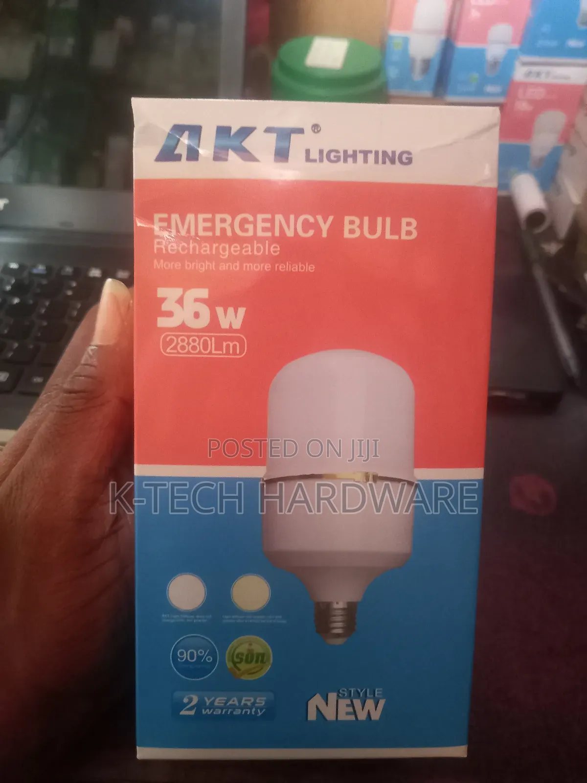36w Akt Led Rechargeable Bulb Screw E27