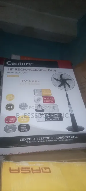 Century Rechargeable Fan 45w