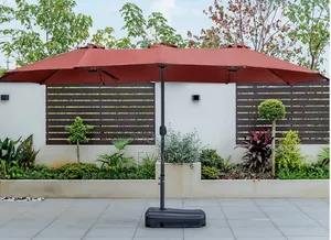 Poolside Umbrella Canopy 2 in 1, Size 13ft X 9ft.