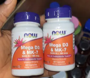 Now Mega D3 Mk-7 5000iu/180mcg 60caps