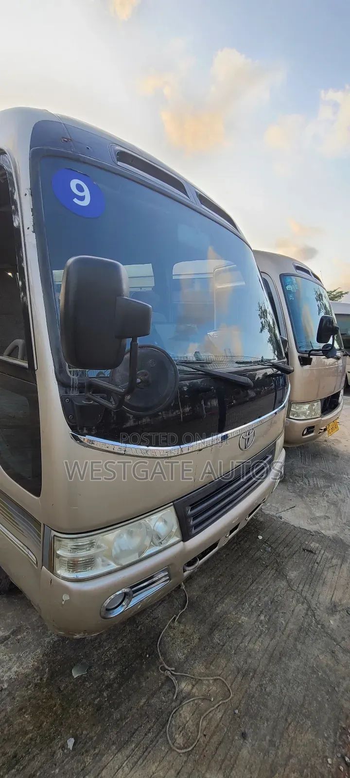 Toyota Coaster 2015 Brown