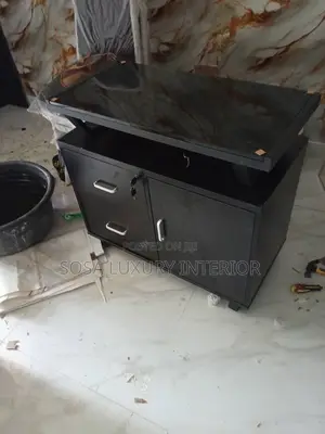 Modern Glass Top Center Table With Storage
