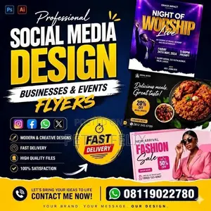 Professional Social Media Flyer Design For Businesses Events