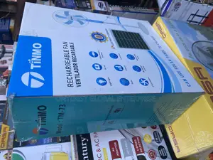 Rechargeable Solar Standing Fan