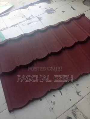 Premium Oxblood Stone-Coated Roofing Sheets – Supply Installation