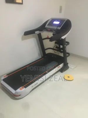 Giant German Fitness Brand Treadmill With Incline, Bluetooth, Dumbbell