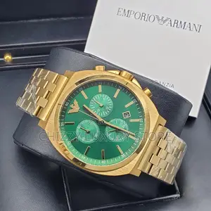 Emporio Armani Quality Luxury Men Chain Strap Wristwatch
