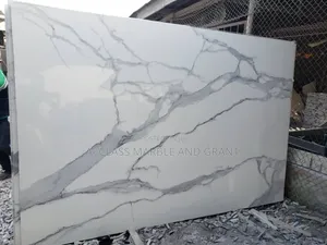 High-Quality Tiny Waves Quartz Marble Slab