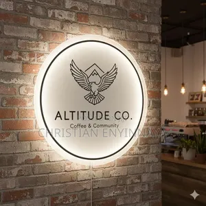 Round Acrylic Indoor Signage
