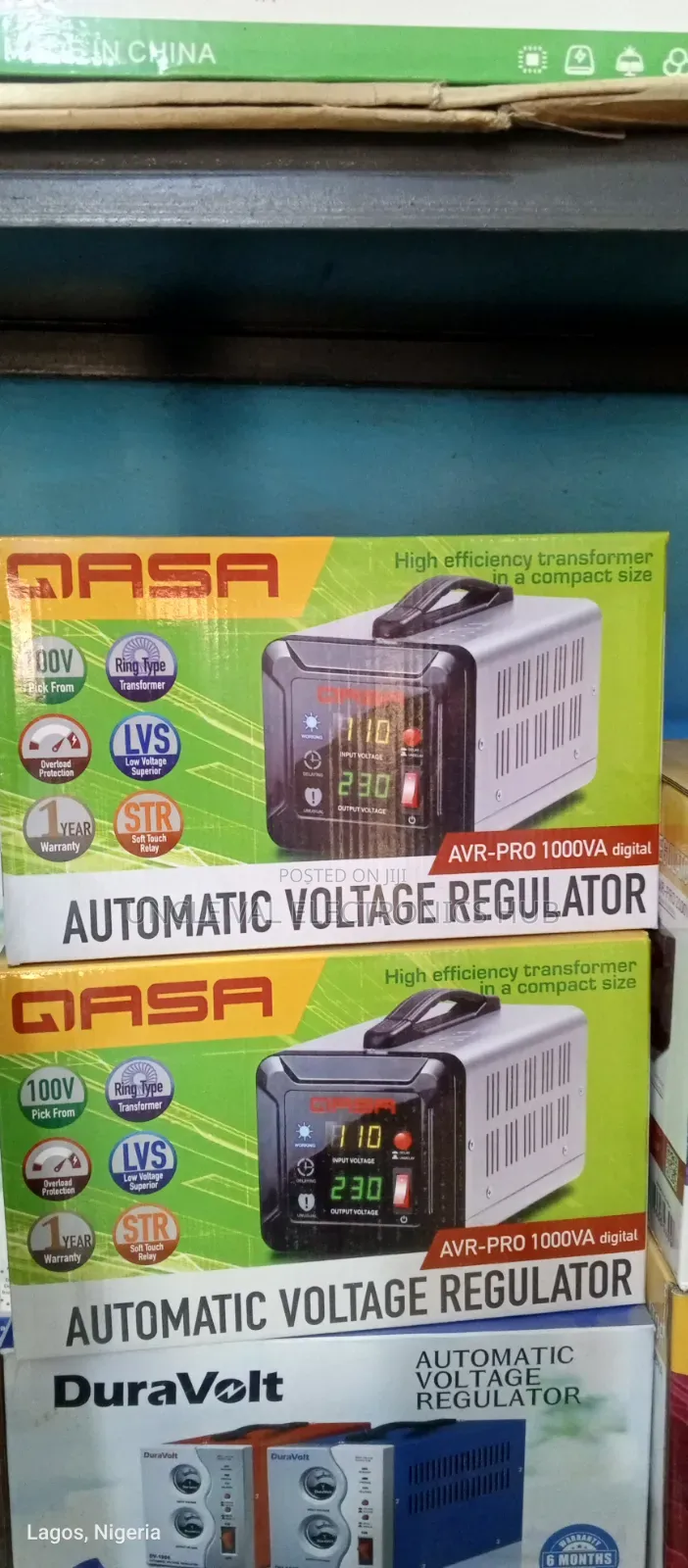 Qasa 1000w Automatic Voltage Regulator