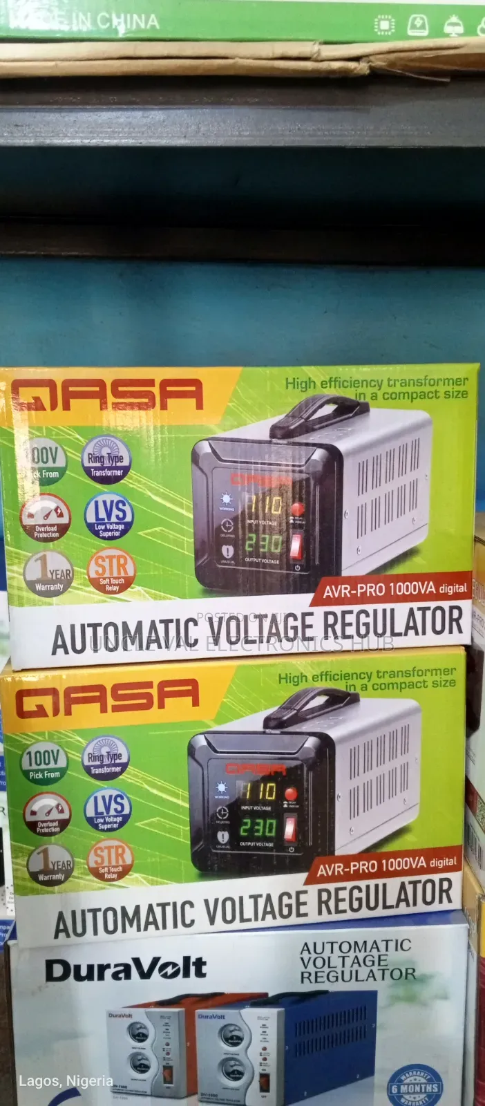 Qasa 1000w Automatic Voltage Regulator