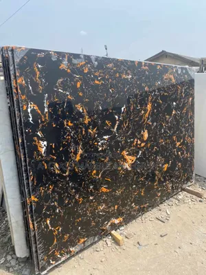 Foreign Gold and Gold Quartz Marble Slab
