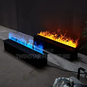 Modern 3 D Electric Fireplace Multi Colour Lights 1mtr / 1.2mtr.
