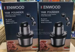 Kenwood 9l 6500w Copper Coil Yam Pounder/Multipurpose Food Processors