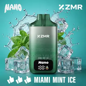 ZMR Cool Miami Mint Ice - Ultra Slim 16mm Portable Vape Disposable