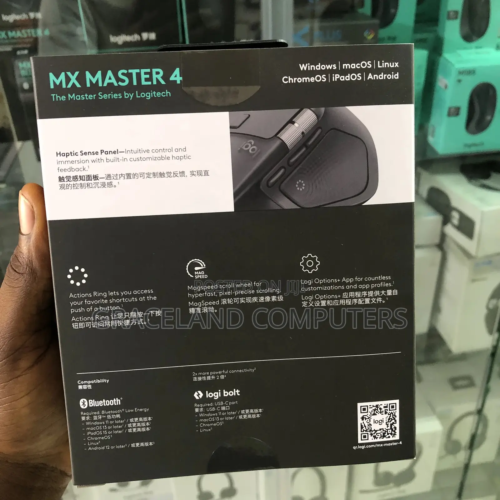 Mx Master 4 High-Performance Wireless Mouse