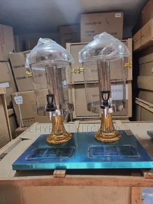 2 Chamber Gold Manual Juice Dispenser
