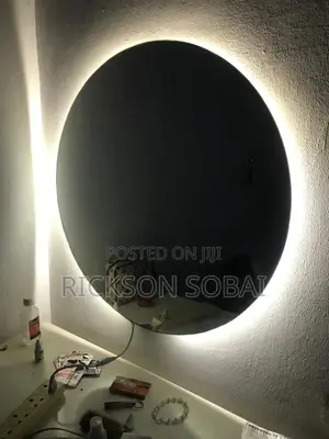Modern Interior Mirror With A Lovely Led Light