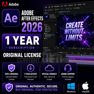 Adobe After Effects 2026 (1 Year Subscription) Original License