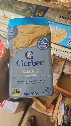Gerber Baby Food Cereal From 4-12 Months Available