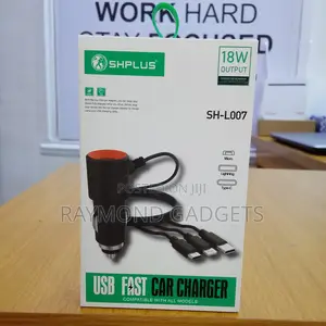 Shplus 18w Fast Car Charger Sh-L007 – Usb Quick Charge
