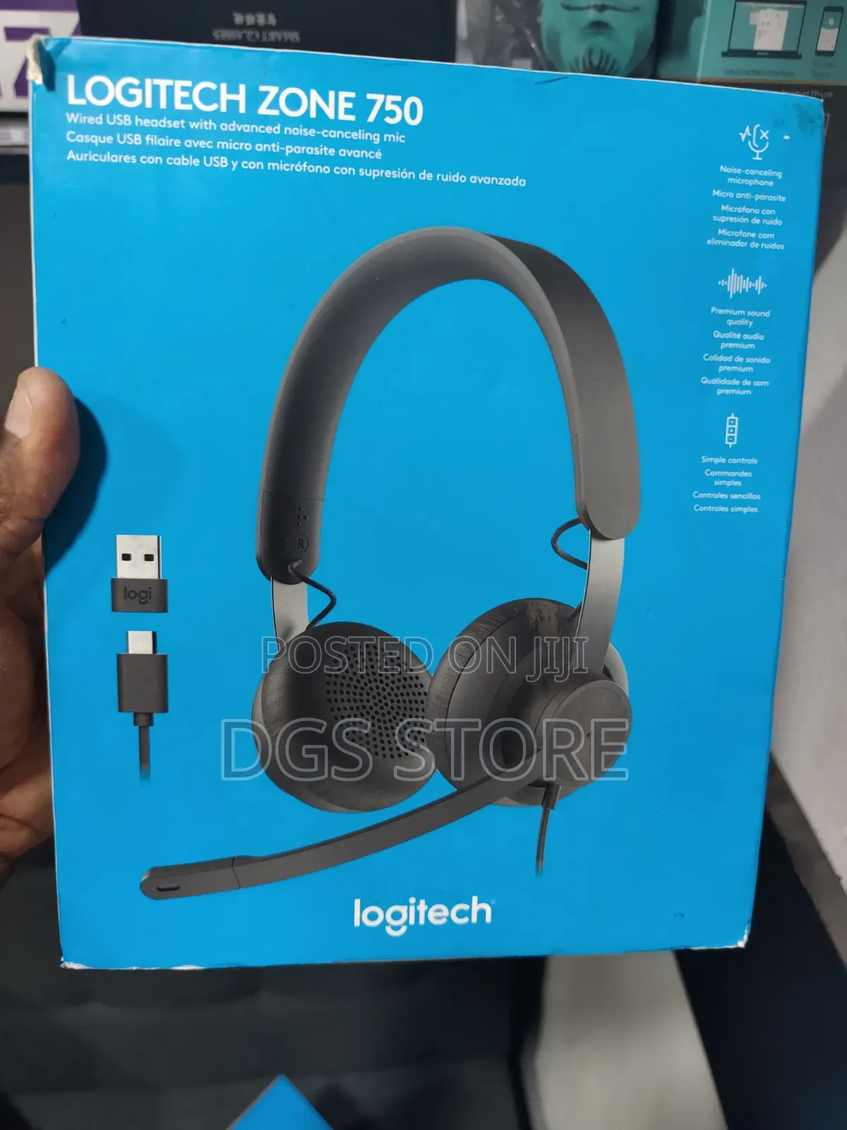 Logitech Zone 750 Wired Headphone