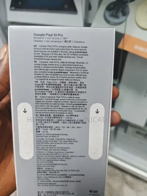 New Google Pixel 10 Pro 5G 1 TB Black