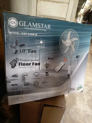 18 Inches Rechargeable Fan Glamstar
