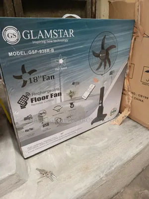 18 Inches Rechargeable Fan Glamstar