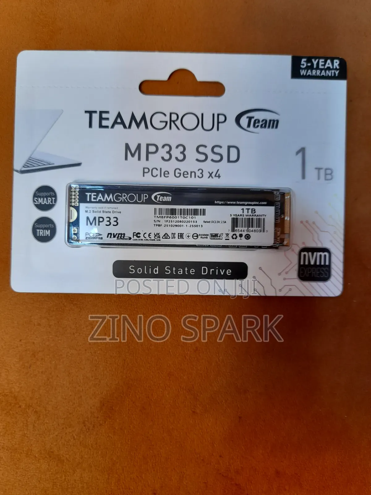 Teamgroup Mp33 SSD Pcle Gen3 ×4