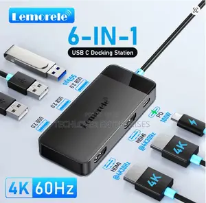 Lemorele Usb C Dual Hdmi Docking Station