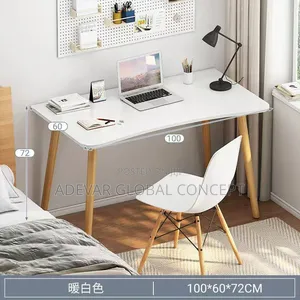 Computer Table Desk and Chair Set - 100cm Home Office Study Pc Work