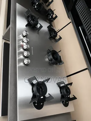 Original Yohako Turkey Design Built-in 5 Burners Flips Up Gas Cooker