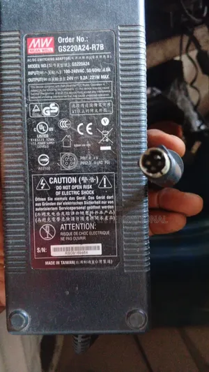 Mean Well 24v 9.2a 221w Power Supply Adapter