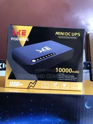 Ske 10,000mah Mini Dc Ups Poe-632e (Router Powerbank)