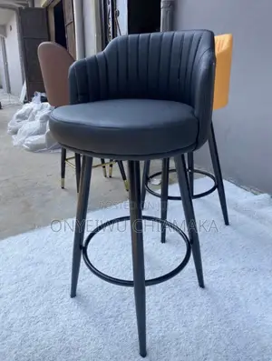 Modern Black Bar Stool Chair