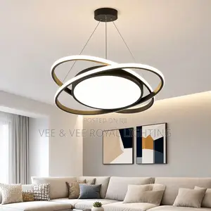 Modern Orbit Chandelier – For Living Room, Dining, Waiting Room, Hotel