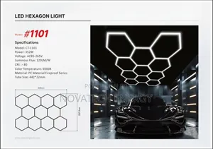 Sets of Hexagon Led Lights for Luxury Pronouncement