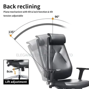 Ergonomic Office Leather Office Chair