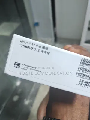 New Xiaomi 17 Pro 512 GB Black