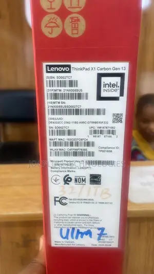 New Laptop Lenovo ThinkPad X1 Carbon 32GB Intel Core Ultra 7 SSD 1T