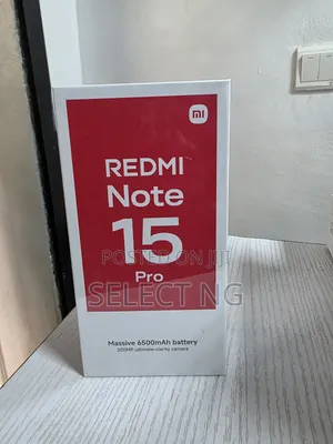 New Xiaomi Redmi Note 15 Pro 512 GB Black
