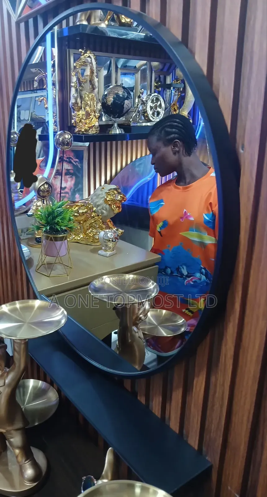 Black Mirror With Shelf