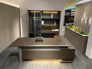 Modern Executive Office Desk With Hutch