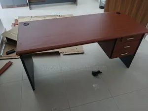 5ft Wooden Table With Side Drawer