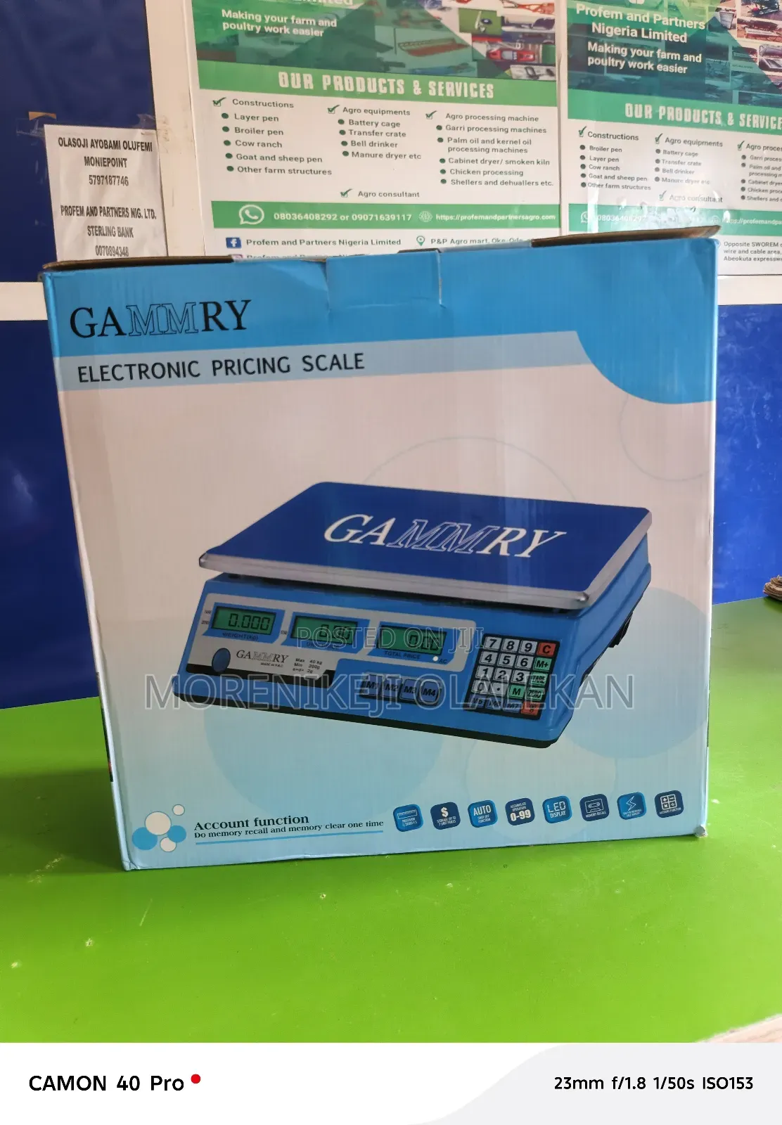 Pricing Scale 40kg