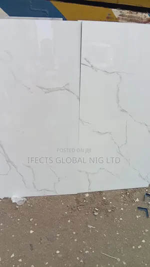 60x120 Karara White Glossy Floor Tiles